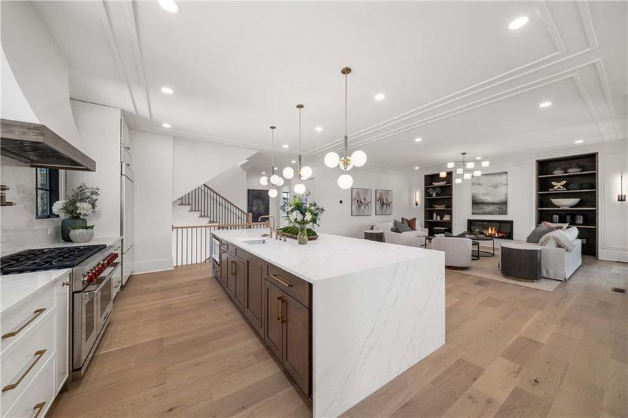 Furnished interior view inside a new home in Echo at Crabapple, Milton (Image 33).