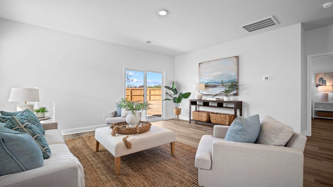Furnished interior view inside a new home in The Lakes at North Glynn, Brunswick (Image 16).