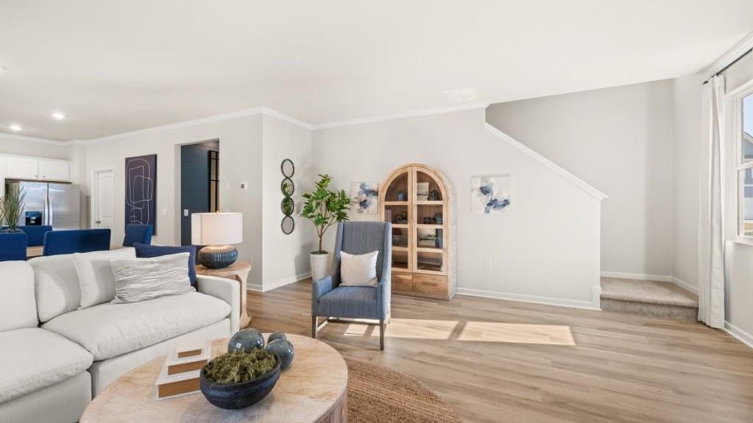 Furnished interior view inside a new home in Liberty Crossing, Braselton (Image 14).