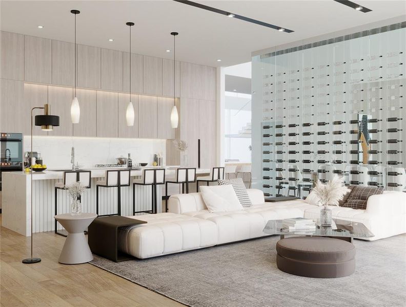 Furnished interior view inside a new home in , Sarasota (Image 25).