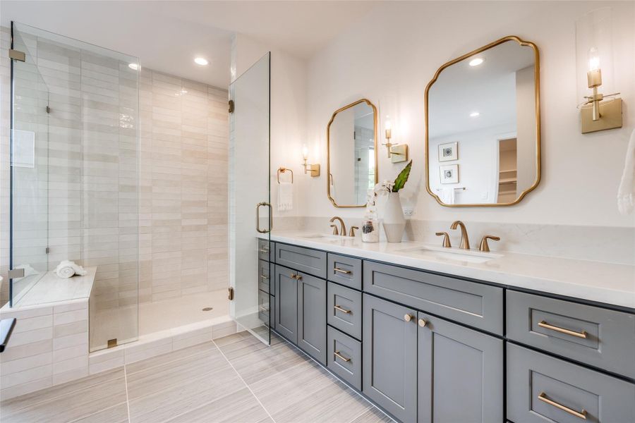 Furnished interior view inside a new home in , Houston (Image 27).