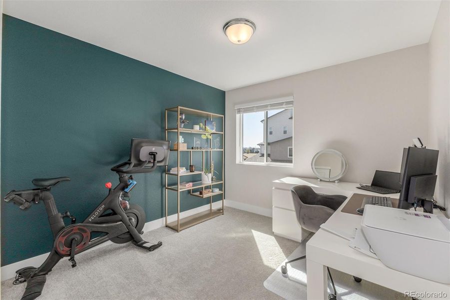 3rd bedroom | Currently Home Office 3rd bedroom | Currently Home Office