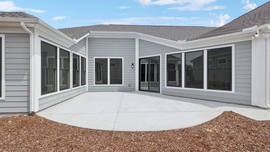 Exterior details and patio area of a home in The Courtyards at Stewarts Creek, Smyrna (Image 4).