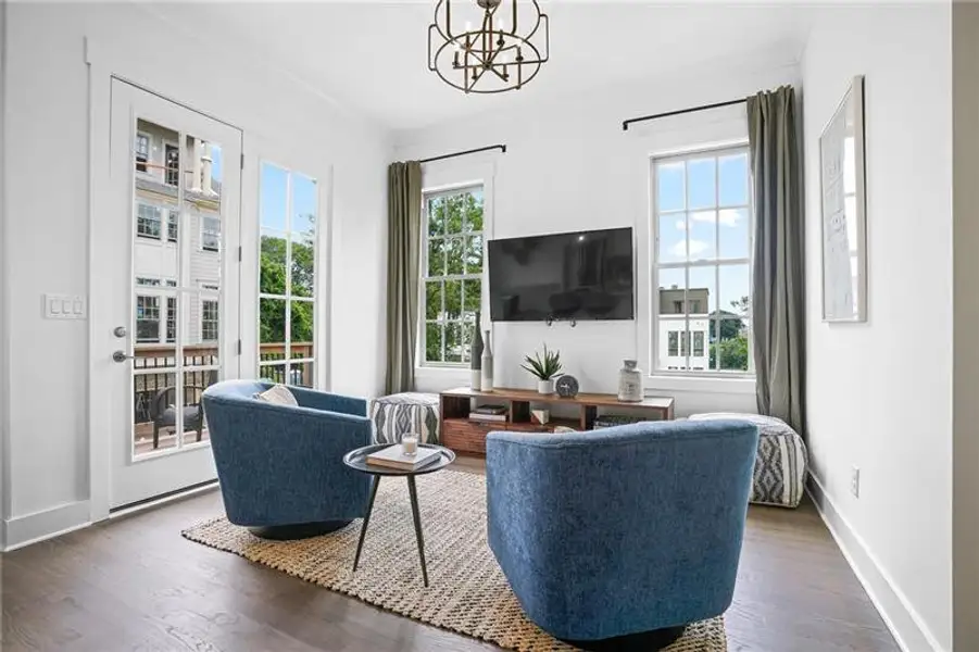 Furnished interior view inside a new home in , Ball Ground (Image 10). Furnished interior view inside a new home in , Ball Ground (Image 10).