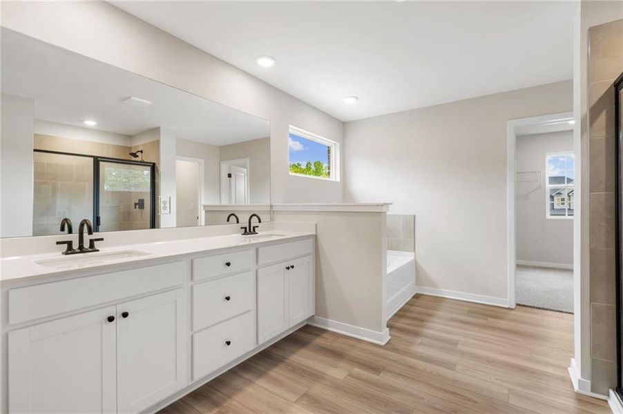 Furnished interior view inside a new home in Windsong Estates, McDonough (Image 7).