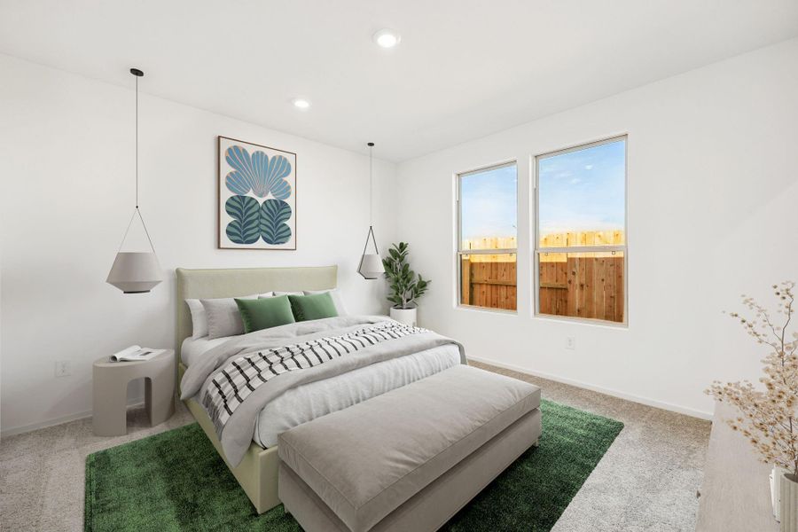 Furnished interior view inside a new home in Crosby Farms, Crosby (Image 9).