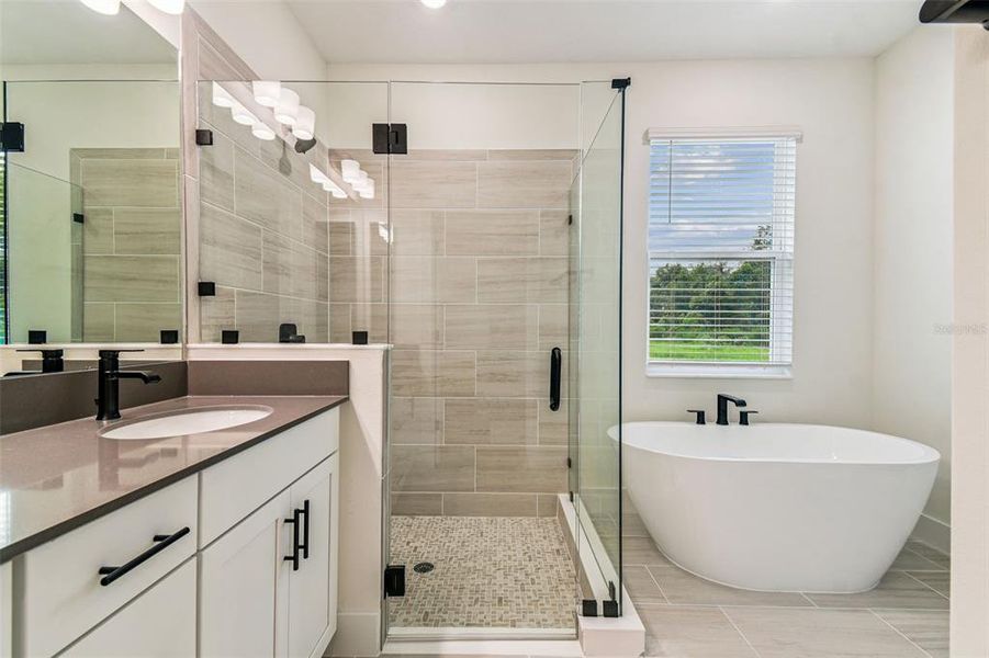 Furnished interior view inside a new home in Hidden Ridge, New Port Richey (Image 16).