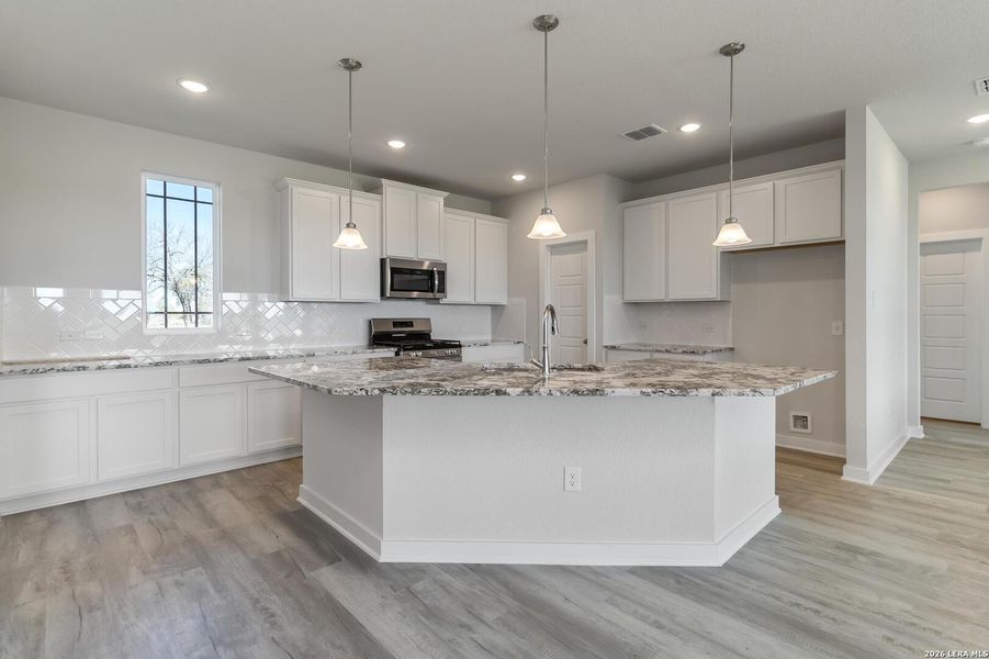 Furnished interior view inside a new home in Lonesome Dove, San Antonio (Image 8). Furnished interior view inside a new home in Lonesome Dove, San Antonio (Image 8).