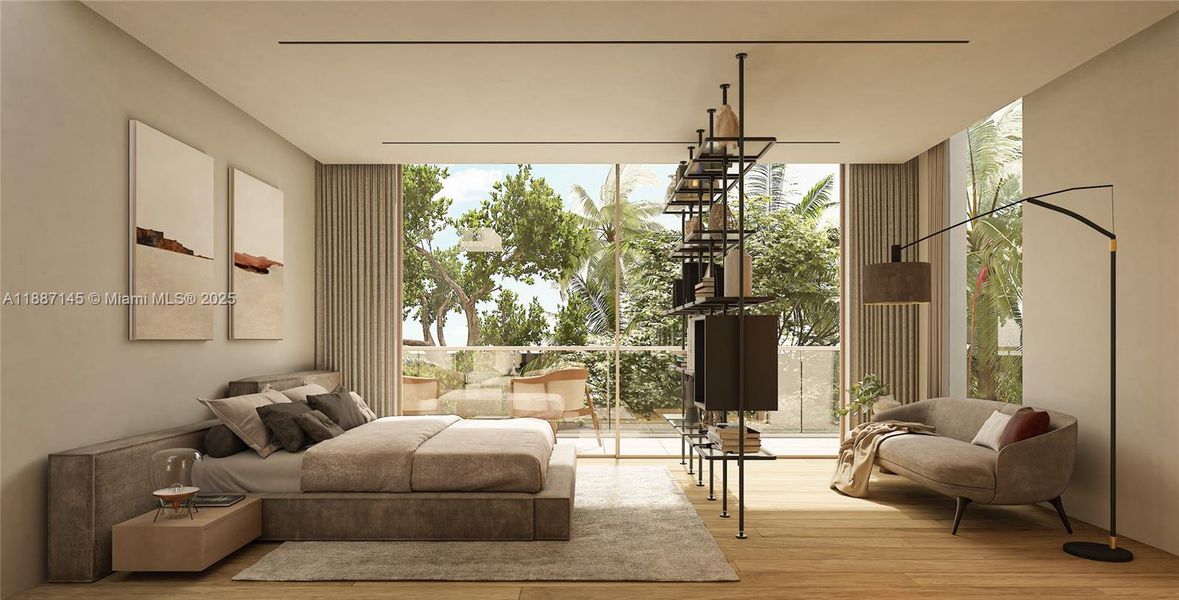 Furnished interior view inside a new home in , Miami (Image 7). Furnished interior view inside a new home in , Miami (Image 7).