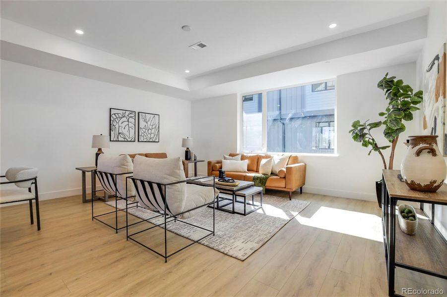 Furnished interior view inside a new home in , Arvada (Image 8).