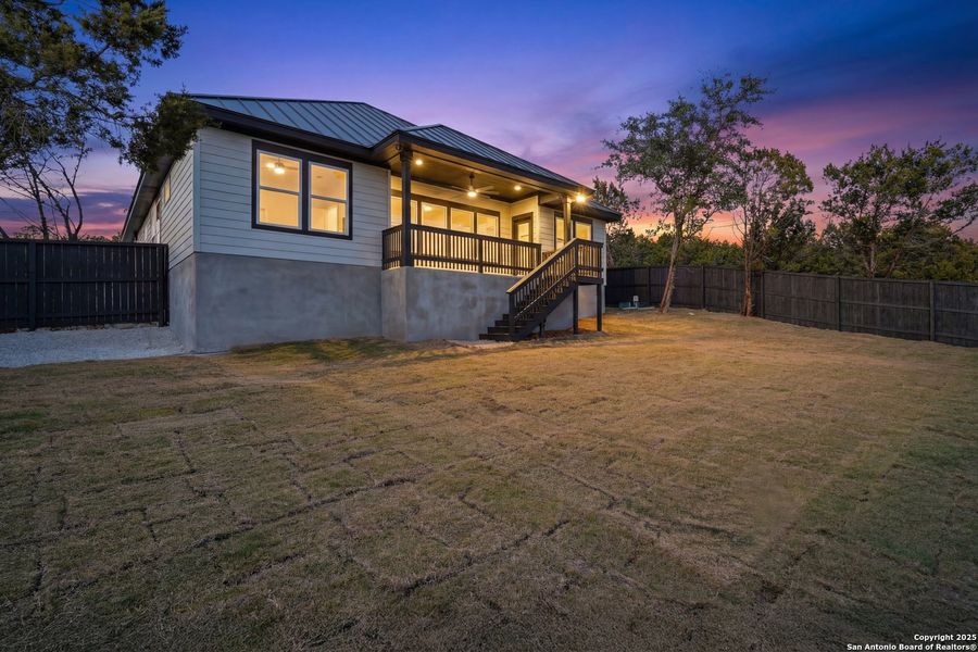 Exterior details and patio area of a home in , Spring Branch (Image 22). Exterior details and patio area of a home in , Spring Branch (Image 22).