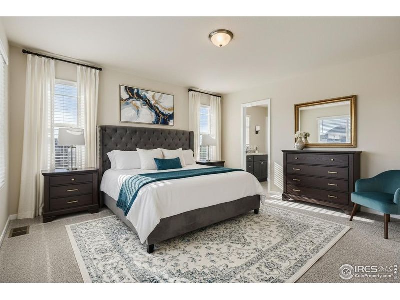 Furnished interior view inside a new home in , Fort Collins (Image 12).