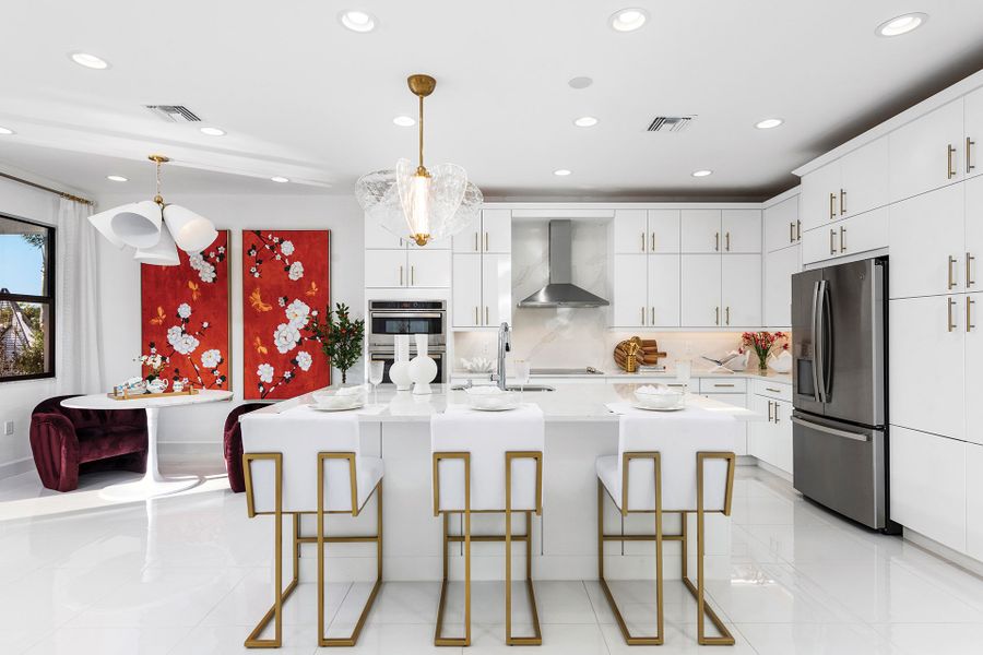Representative furnished interior of a home built from the Antigua by GL Homes in Valencia Harbor (55+), Fort Myers (Image 6).