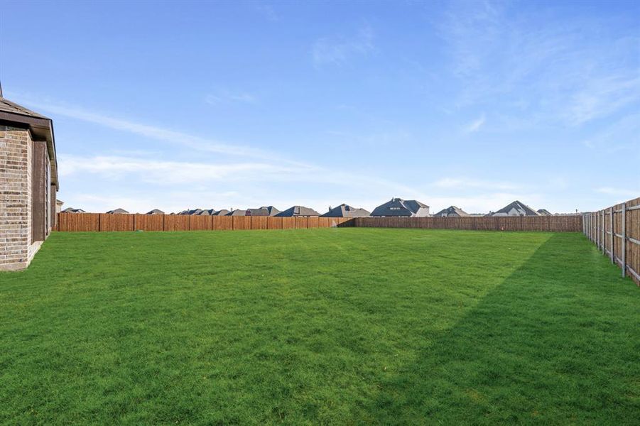 Exterior details and patio area of a home in Coyote Crossing, Godley (Image 23). Exterior details and patio area of a home in Coyote Crossing, Godley (Image 23).