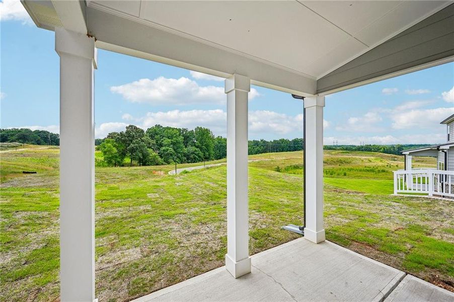 Exterior details and patio area of a home in Fowler Farms, Auburn (Image 28).