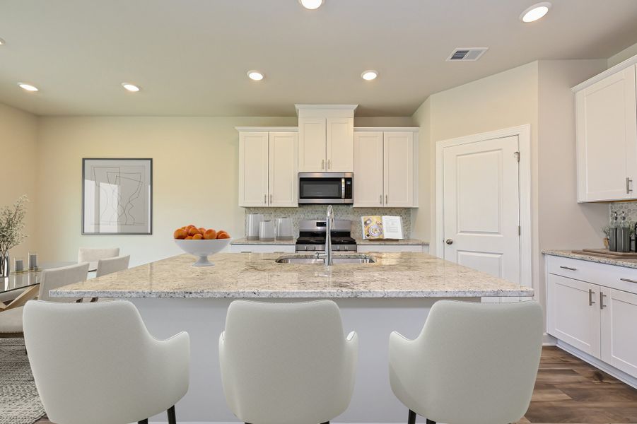 Furnished interior view inside a new home in Harper Landing, Stanley (Image 6).