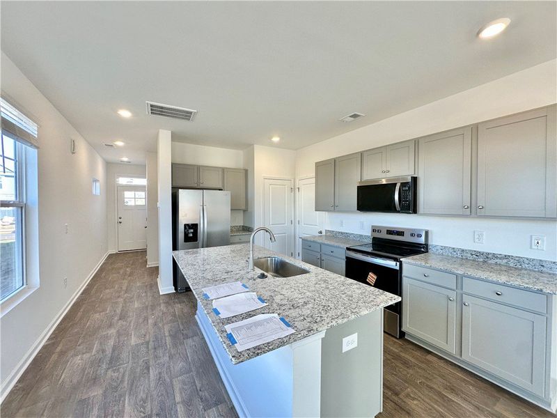 Furnished interior view inside a new home in Champions Village at Cherry Hill, Pendleton (Image 6). Furnished interior view inside a new home in Champions Village at Cherry Hill, Pendleton (Image 6).