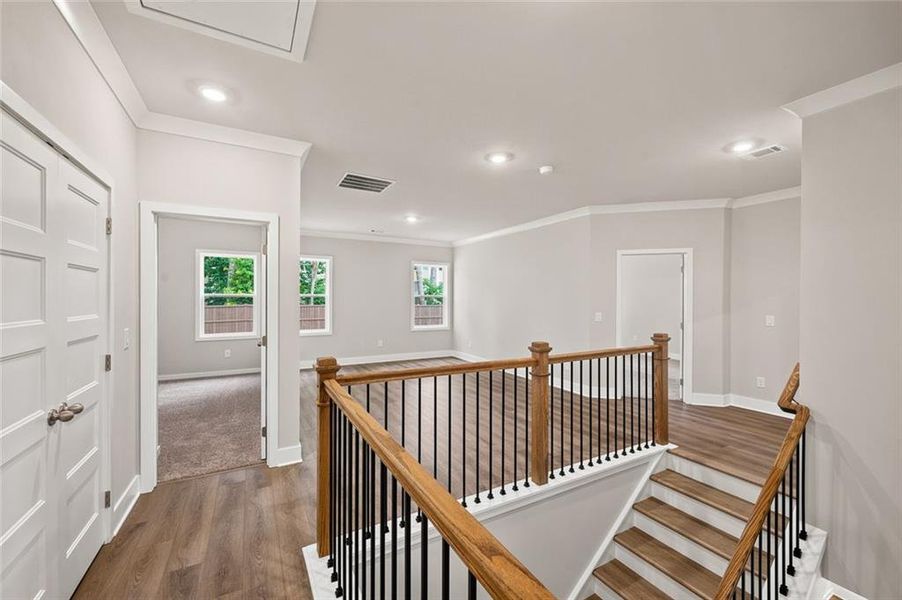 Furnished interior view inside a new home in Pinecrest Ridge, Dacula (Image 17).