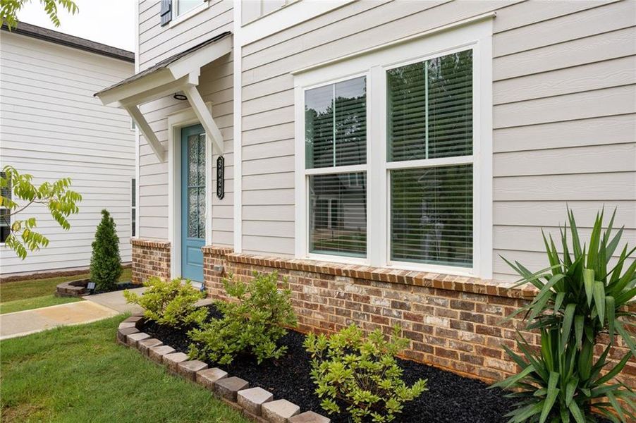 Exterior details and patio area of a home in Madison at Buice Lake, Acworth (Image 4). Exterior details and patio area of a home in Madison at Buice Lake, Acworth (Image 4).