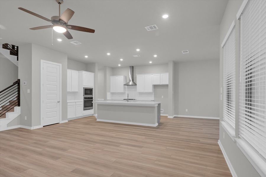 Furnished interior view inside a new home in Summer Place  35', Montgomery (Image 8).