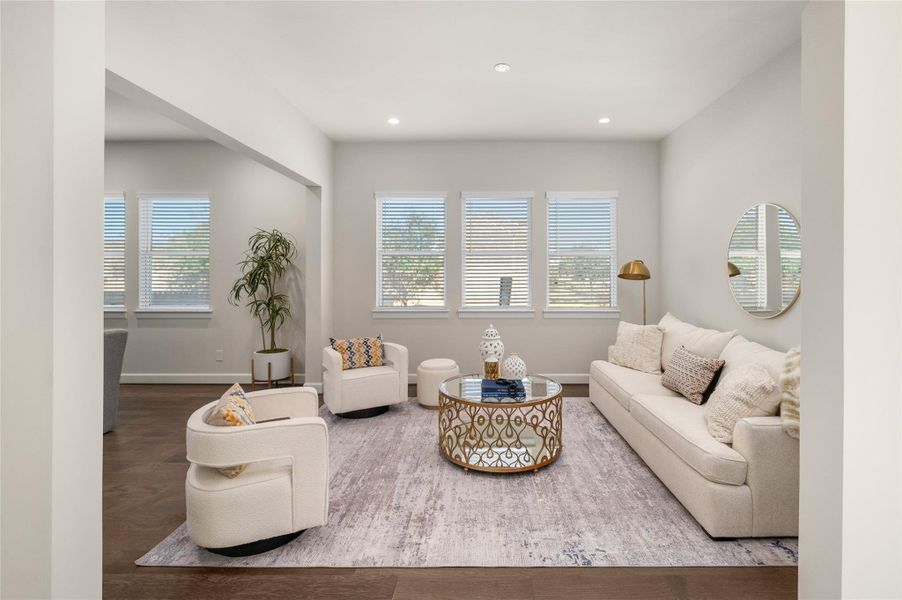 Furnished interior view inside a new home in , Houston (Image 17). Furnished interior view inside a new home in , Houston (Image 17).
