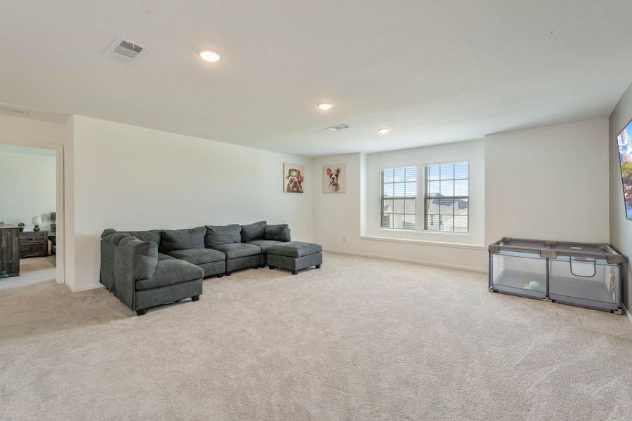 Furnished interior view inside a new home in Myrtle Gardens, Magnolia (Image 28). Furnished interior view inside a new home in Myrtle Gardens, Magnolia (Image 28).