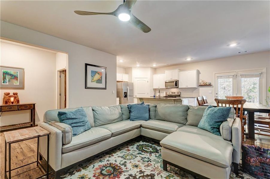 Furnished interior view inside a new home in , Dahlonega (Image 42).
