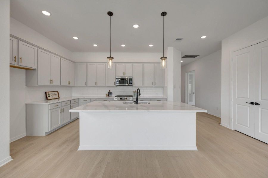 Furnished interior view inside a new home in Jordan Ranch - Terrace Collection, Fulshear (Image 7).