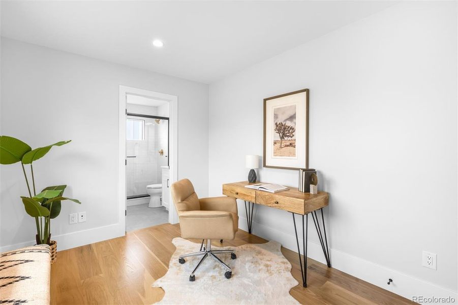 Furnished interior view inside a new home in , Denver (Image 14).