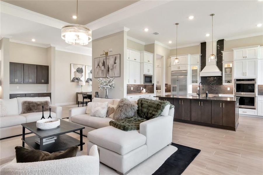 Furnished interior view inside a new home in , Wesley Chapel (Image 41).