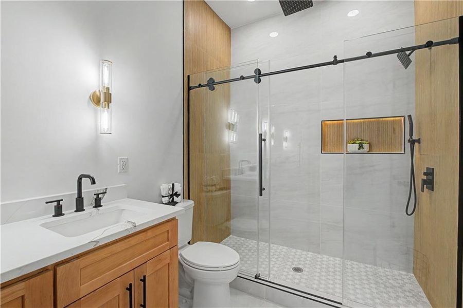 Furnished interior view inside a new home in , Atlanta (Image 12). Furnished interior view inside a new home in , Atlanta (Image 12).