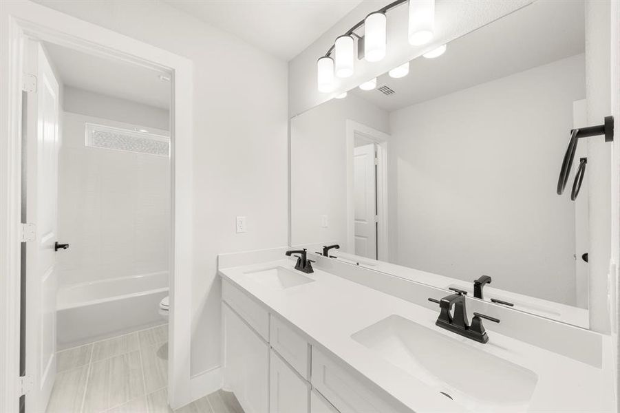 Furnished interior view inside a new home in Grayhawk Addition, Forney (Image 16).