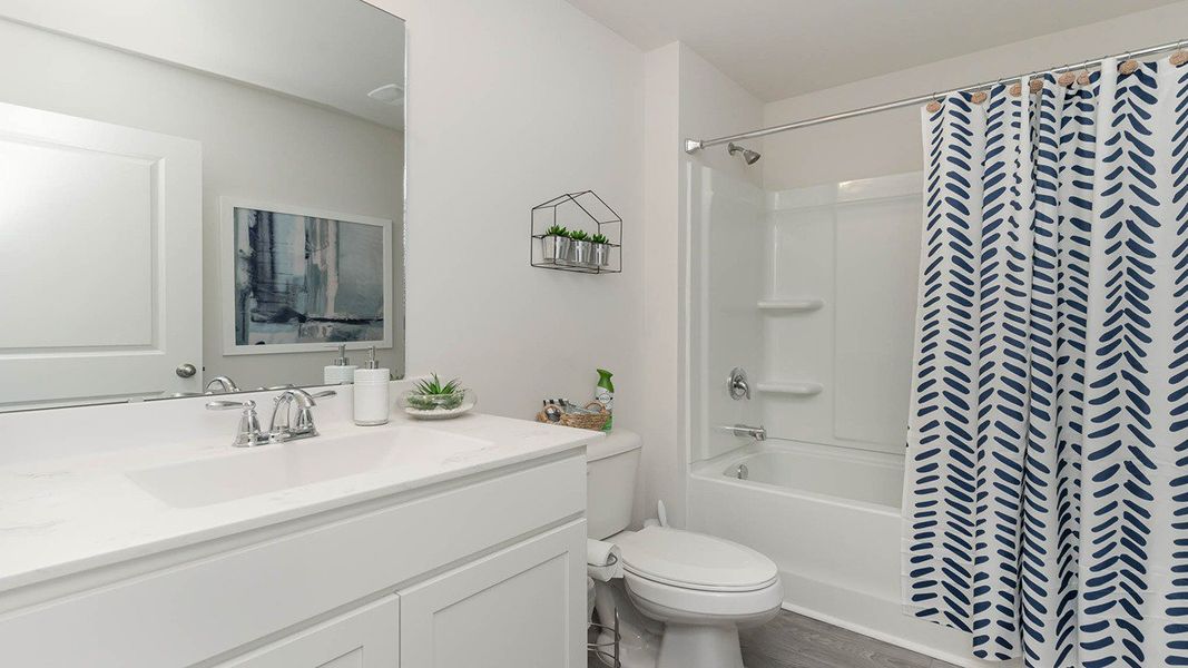 Furnished interior view inside a new home in Auberon Woods, Conway (Image 12). Furnished interior view inside a new home in Auberon Woods, Conway (Image 12).