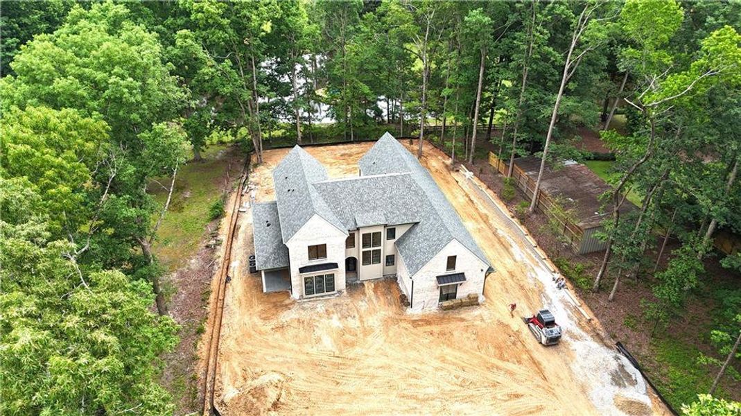 In-progress construction of a new home in , Lawrenceville, GA (Image 12).
