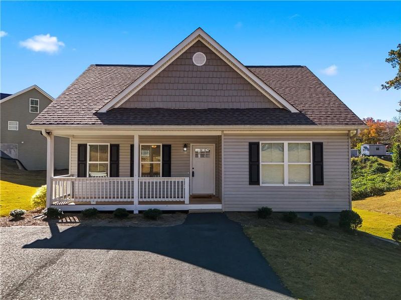 Front exterior of a new home in , Dahlonega, GA, highlighting curb appeal (Image 1).