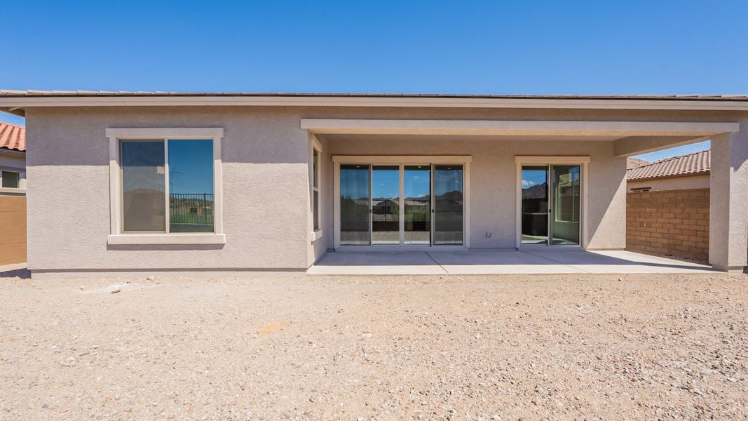 Furnished interior view inside a new home in Hacienda at Estrella, Goodyear (Image 51).