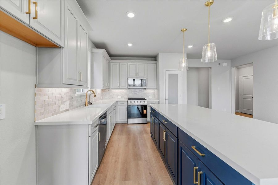 Furnished interior view inside a new home in Elyson, Katy (Image 11). Furnished interior view inside a new home in Elyson, Katy (Image 11).