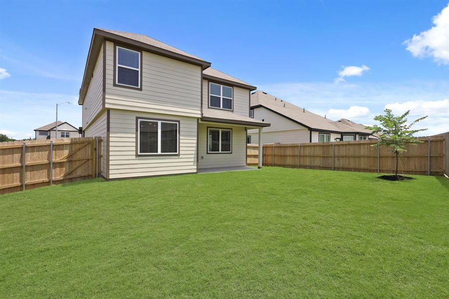 Front exterior of a new home in Deer Creek, Fort Worth, TX, highlighting curb appeal (Image 2). Front exterior of a new home in Deer Creek, Fort Worth, TX, highlighting curb appeal (Image 2).