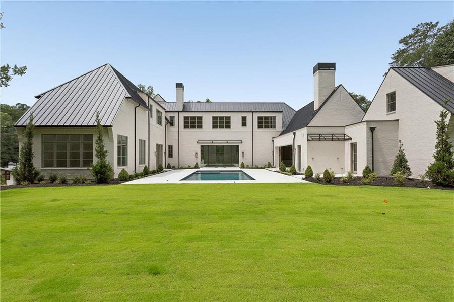 Exterior details and patio area of a home in , Atlanta (Image 23).