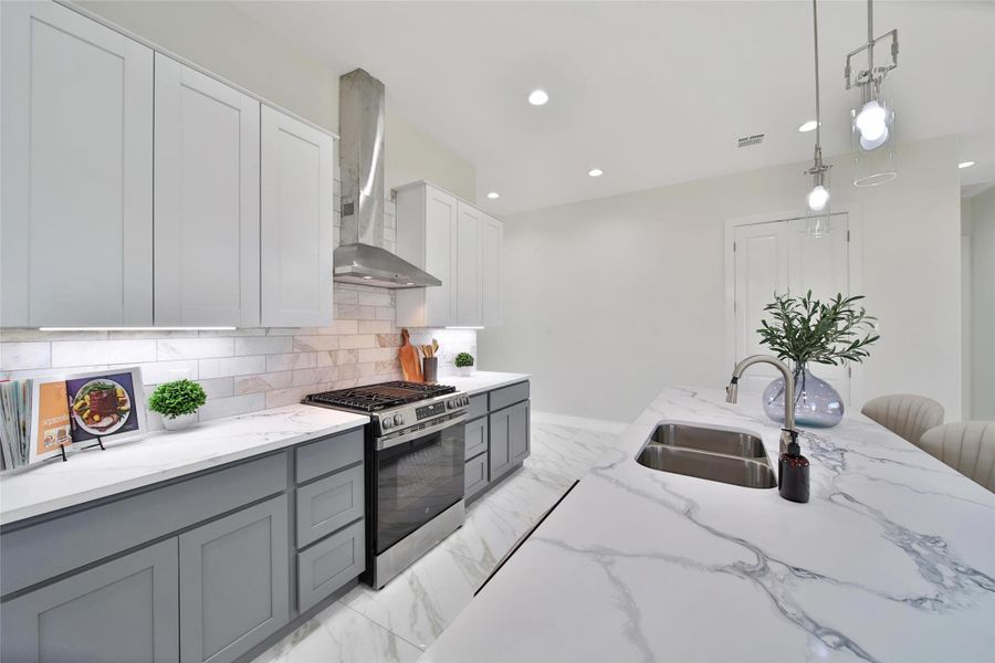 Furnished interior view inside a new home in , Houston (Image 5). Furnished interior view inside a new home in , Houston (Image 5).