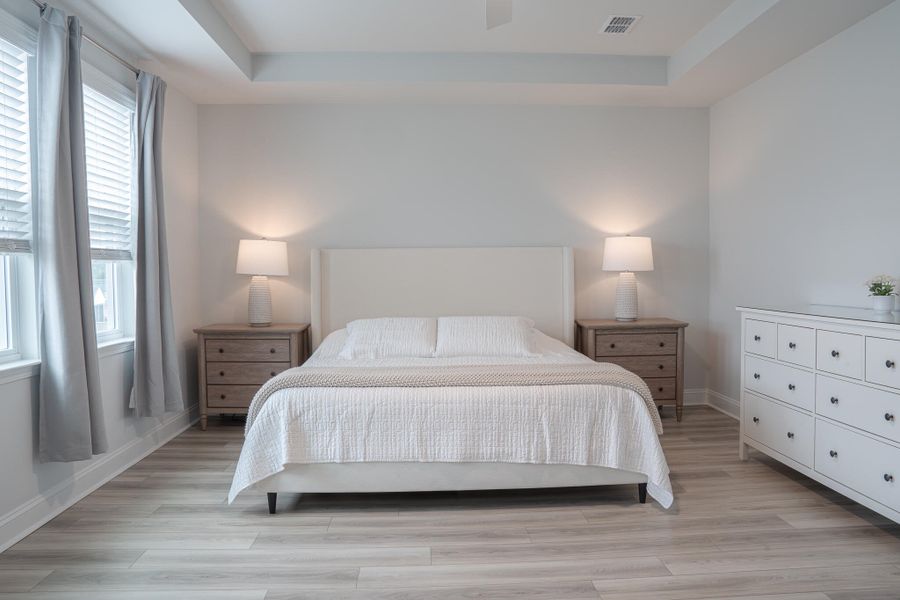 Furnished interior view inside a new home in Park's Edge at Carolina Bay, Charleston (Image 14). Furnished interior view inside a new home in Park's Edge at Carolina Bay, Charleston (Image 14).