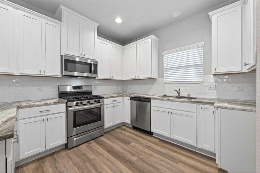 Furnished interior view inside a new home in , Huffman (Image 11).