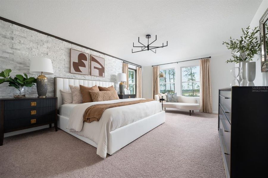 Furnished interior view inside a new home in Pasadena Ridge, Zephyrhills (Image 20).