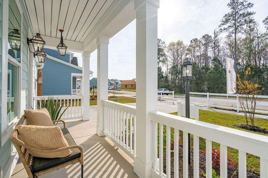 Exterior details and patio area of a home in Kings River Preserve, Hollywood (Image 28).