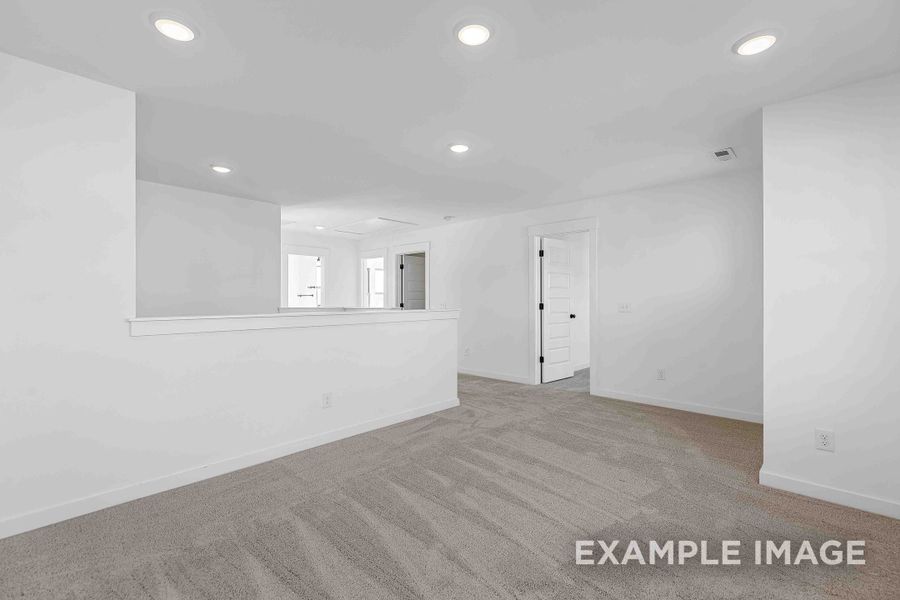 Representative unfurnished interior of a home built from the The Willow C by Davidson Homes LLC in Woods Crossing, Gallatin (Image 30).