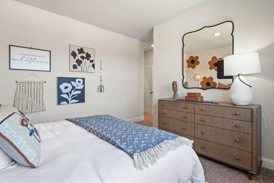 Furnished interior view inside a new home in Bailey Fence, Dacula (Image 49).