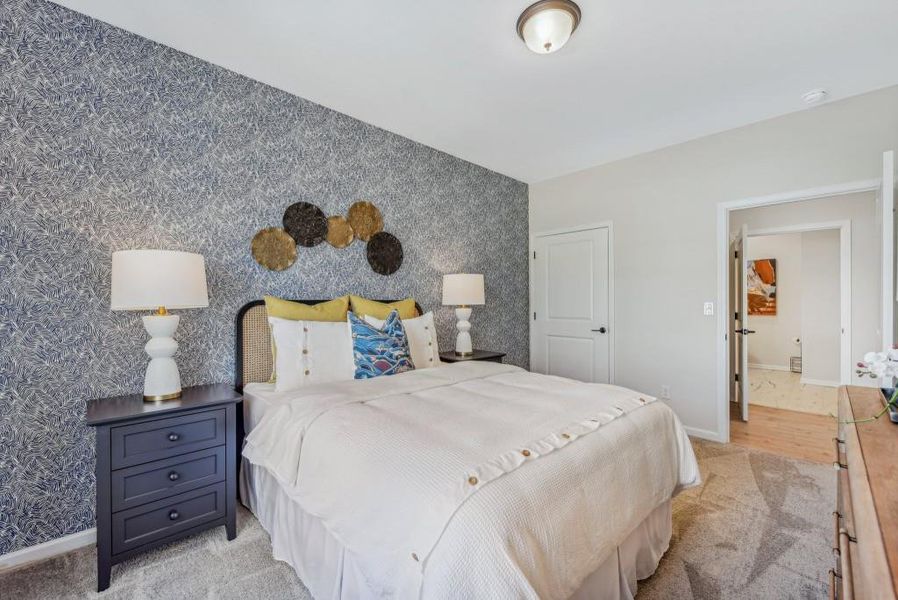 Furnished interior view inside a new home in Jones Ridge, Dallas (Image 12).