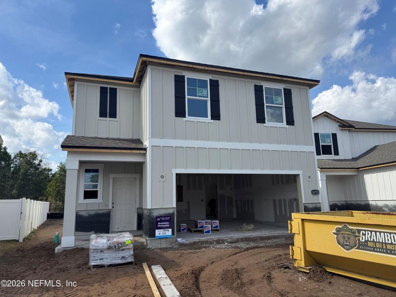In-progress construction of a new home in The Landings at Pecan Park, Jacksonville, FL (Image 43).