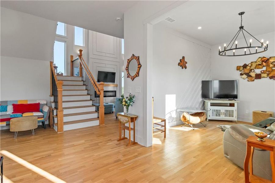 Furnished interior view inside a new home in , Clermont (Image 5). Furnished interior view inside a new home in , Clermont (Image 5).