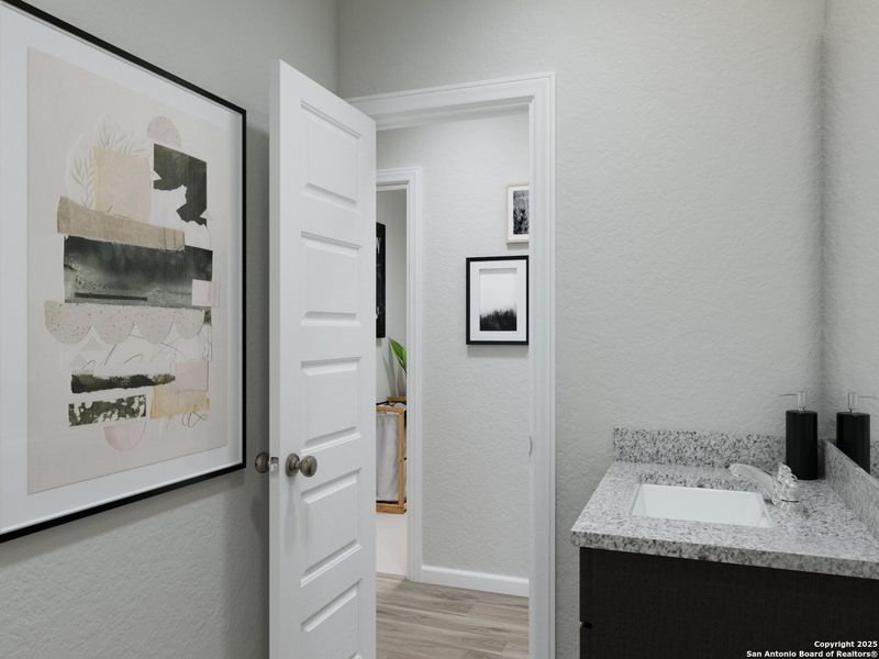 Furnished interior view inside a new home in Katzer Ranch, Converse (Image 13).